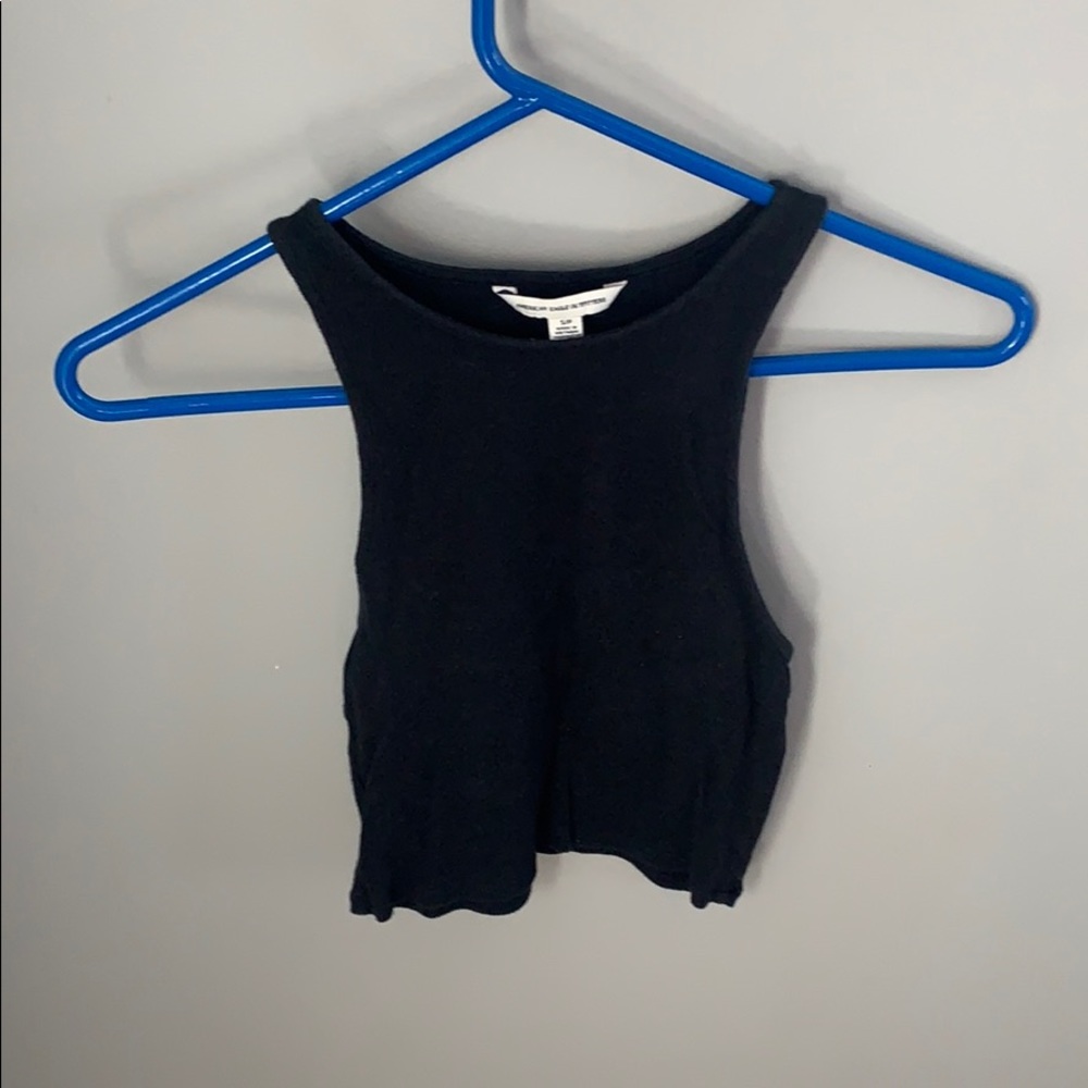 Black crop top